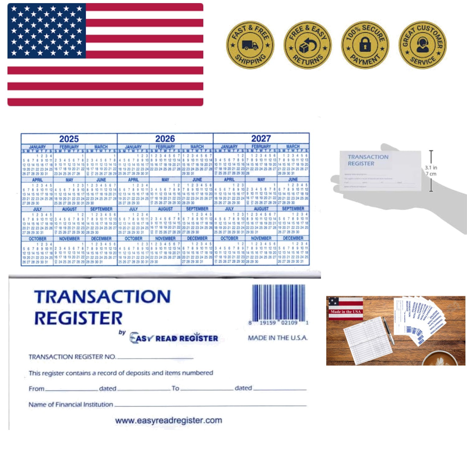 12 Check registers for Personal Checkbook – Checkbook Ledger Transaction Regi…