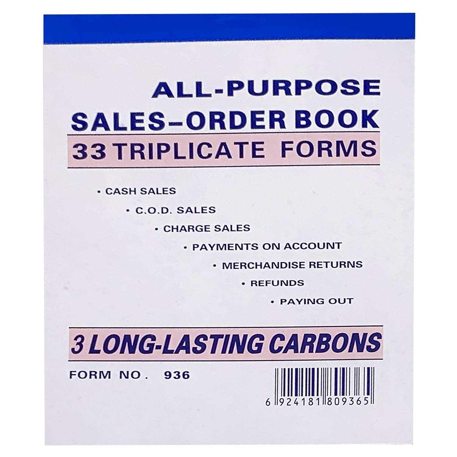 Lot of 10 Sales Order Book 33 Triplicate Forms Carbonless 3 Copy’s