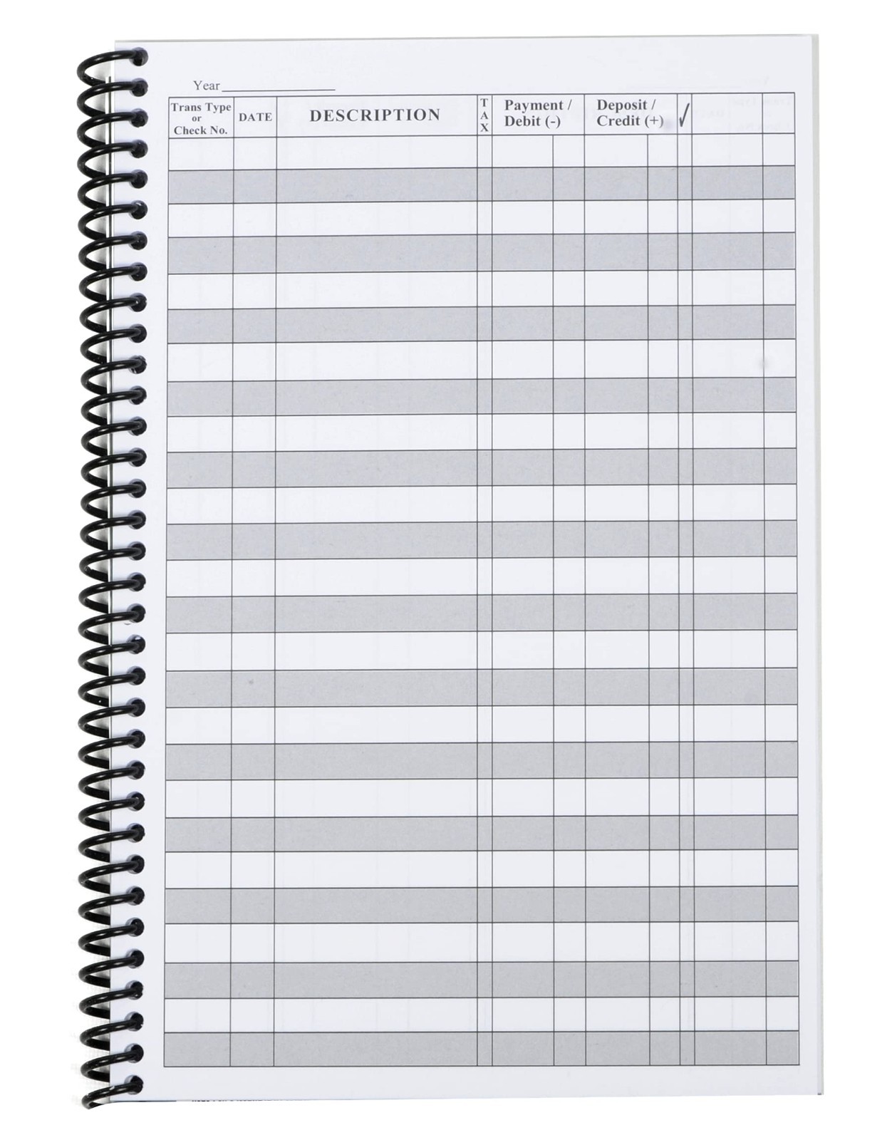 Premium Check Book Register & Debit Card Ledger Notebook – Expense Tracker, Cash