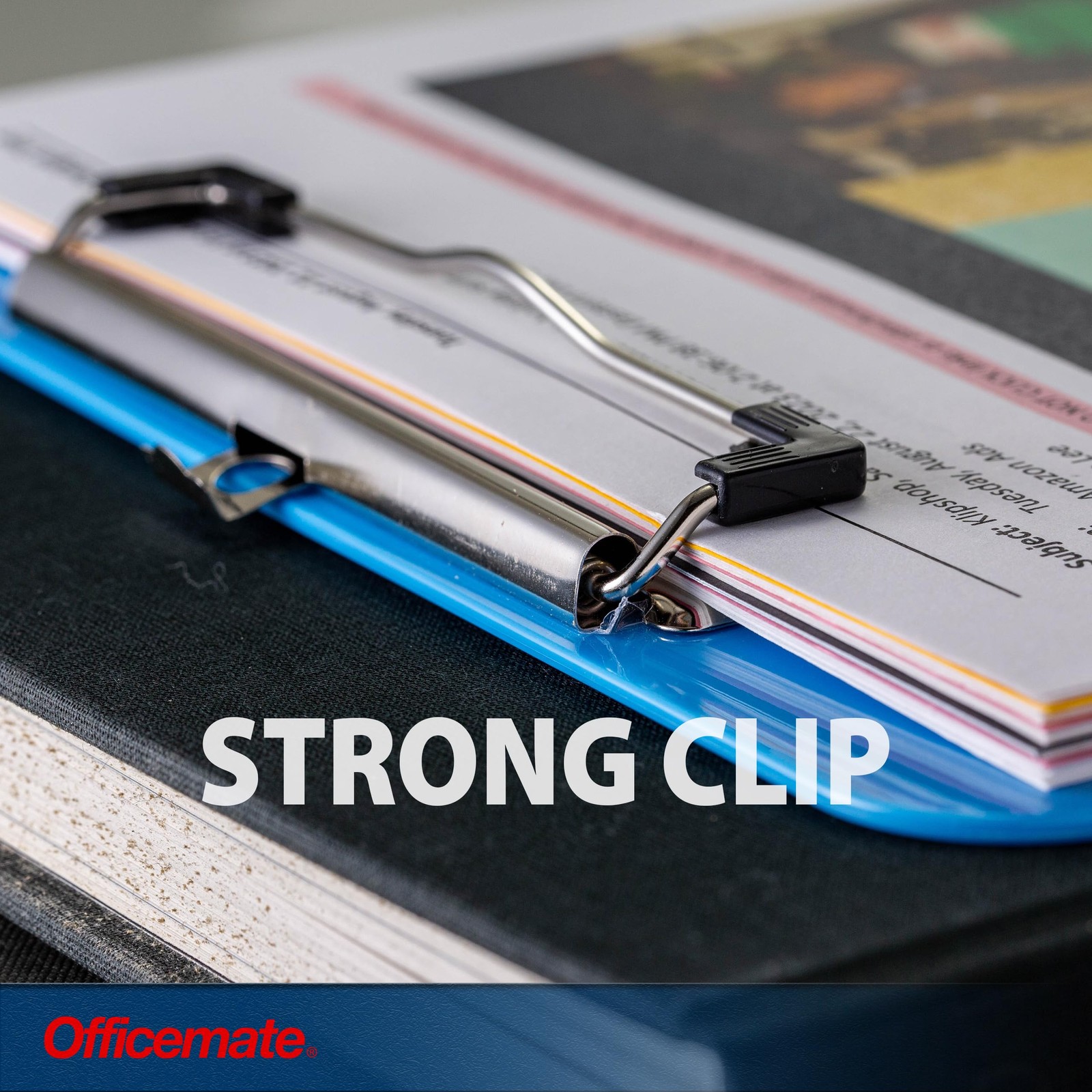 OIC279808 – CLIPBOARD,PLAST,LET,ARCT 4 1/4″ x 5 3/4″ x 5″, Blue