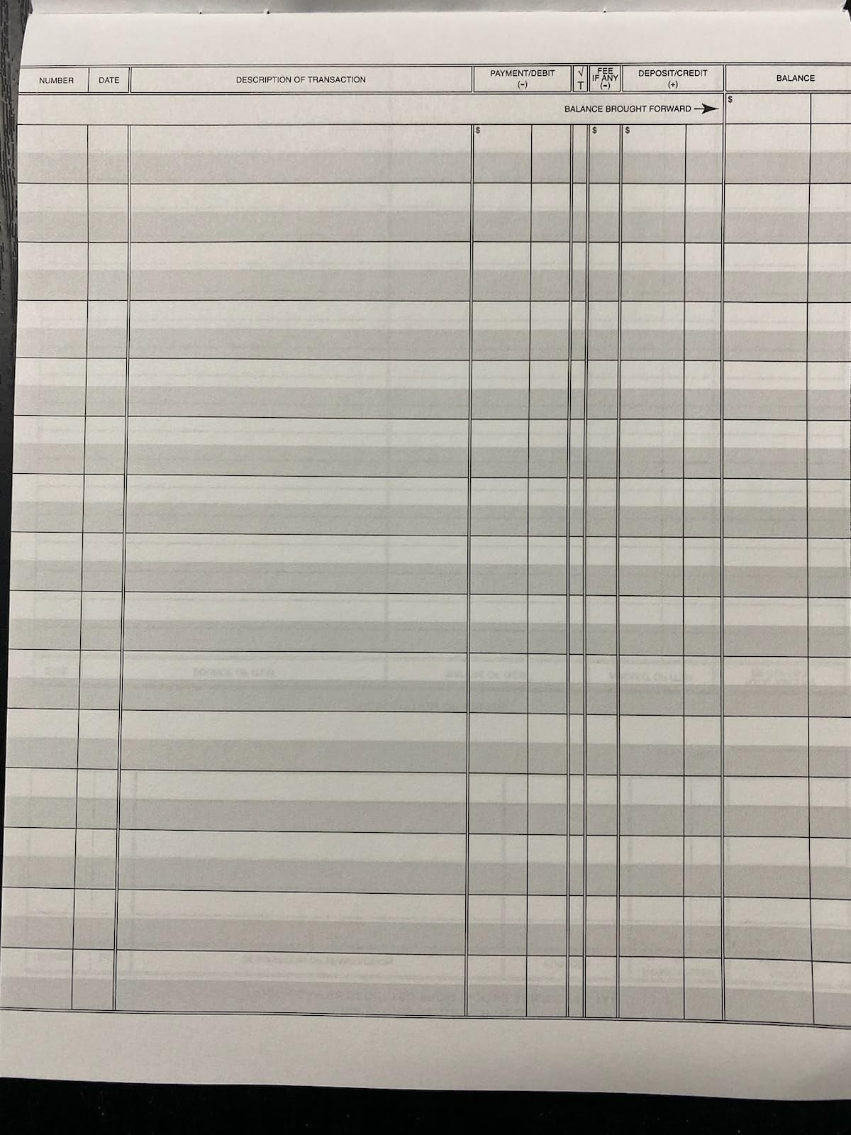 5Forms 56202N Secretary Deskbook Check Registers 6 3/8 x 8 1/4″ Qty 5