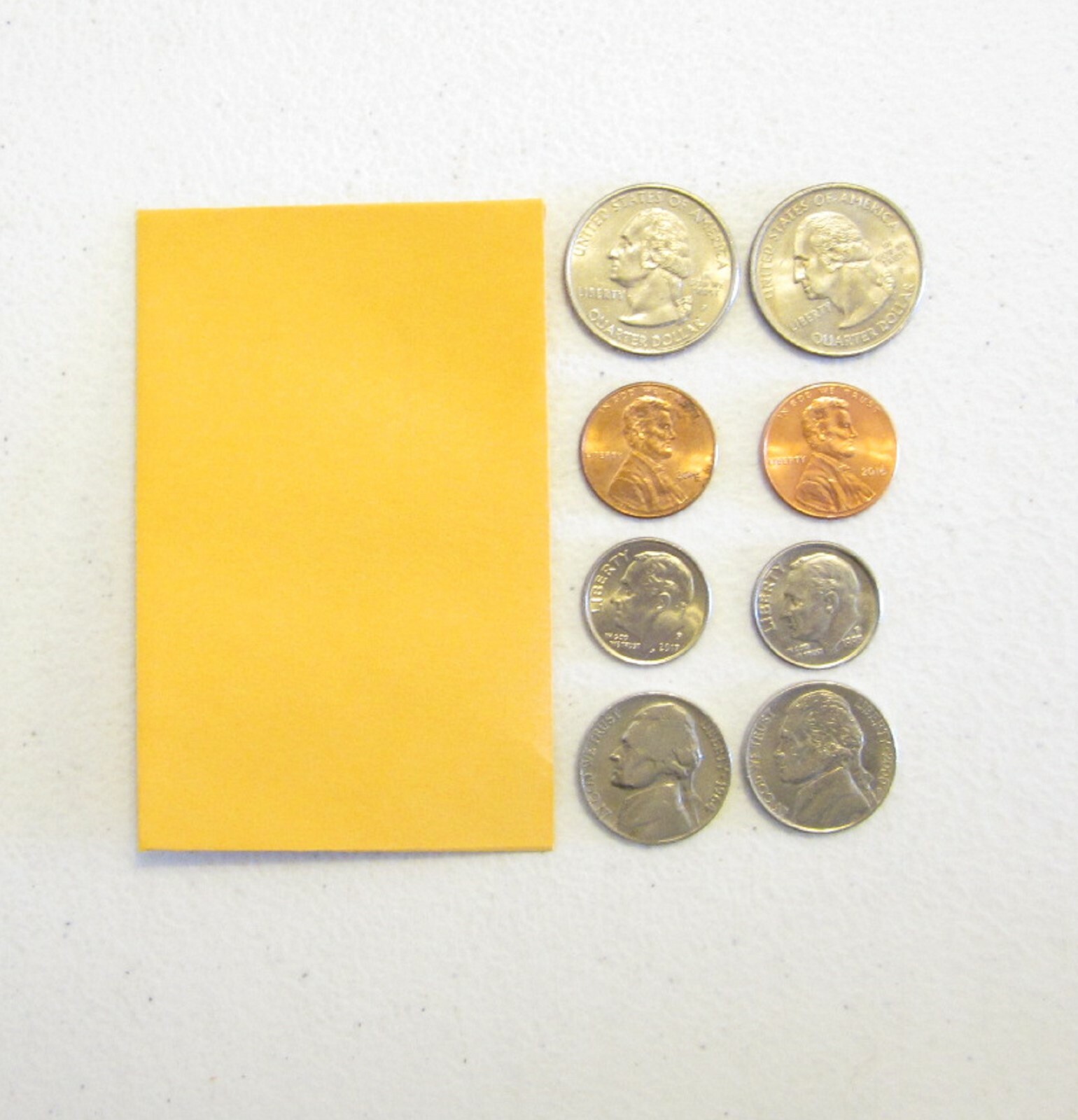 15 NEW UNIVERSAL KRAFT COIN ENVELOPES WITH GUMMED FLAP #1 SIZE 2.25″ BY 3.5″