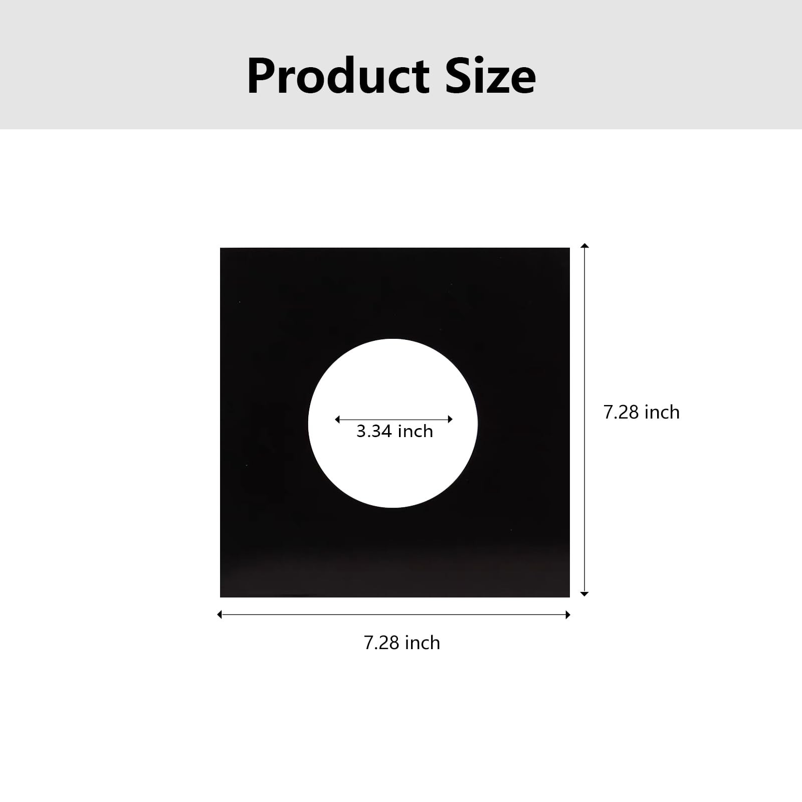 45 Record Sleeves, 20PCS 7inch Vinyl Inner Black 7 inch
