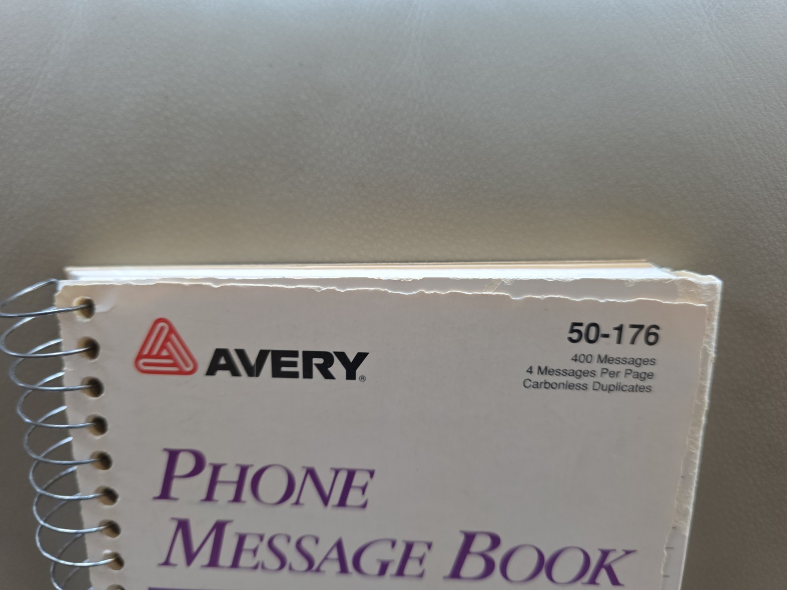 Phone Message Log Book by Avery and Rediform (Lot of 2)