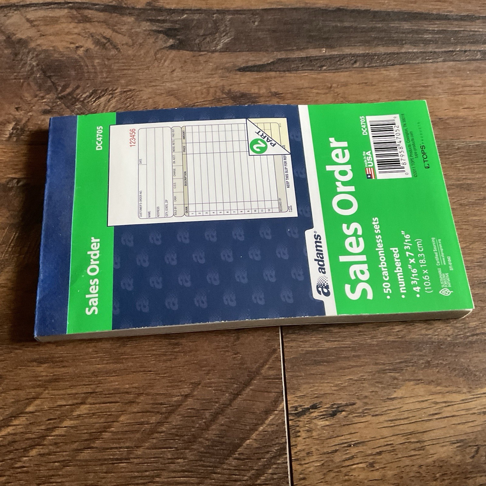 Adams 1993 Carbon less Statement Book – DC5812