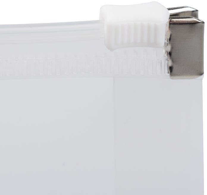 JAM PAPER Plastic Envelopes with Zip Closure – 5 1/4″ x 8″ – 3 Pack, Clear