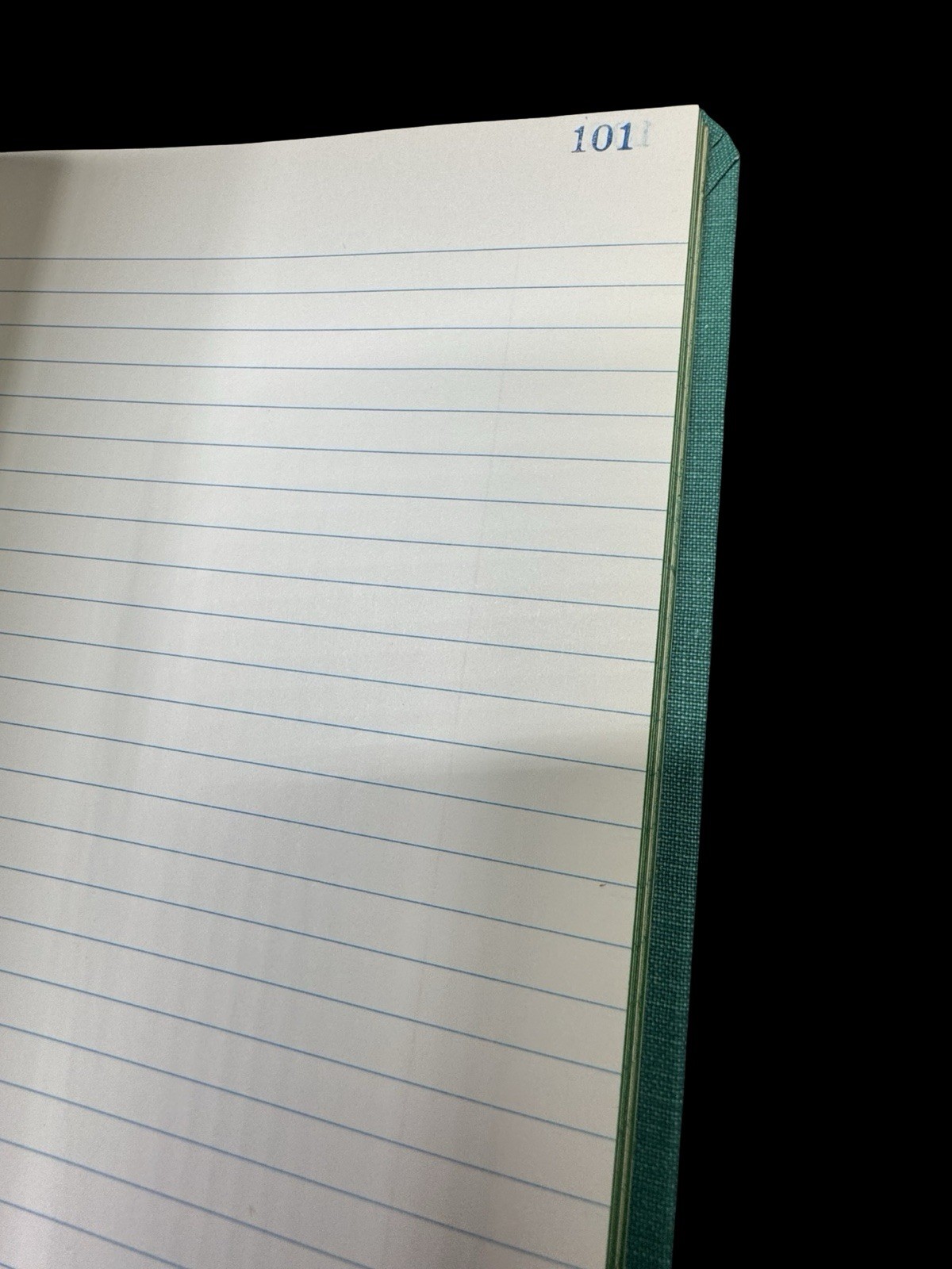 Vintage Unused Record Book 9″ Retro Atomic Green
