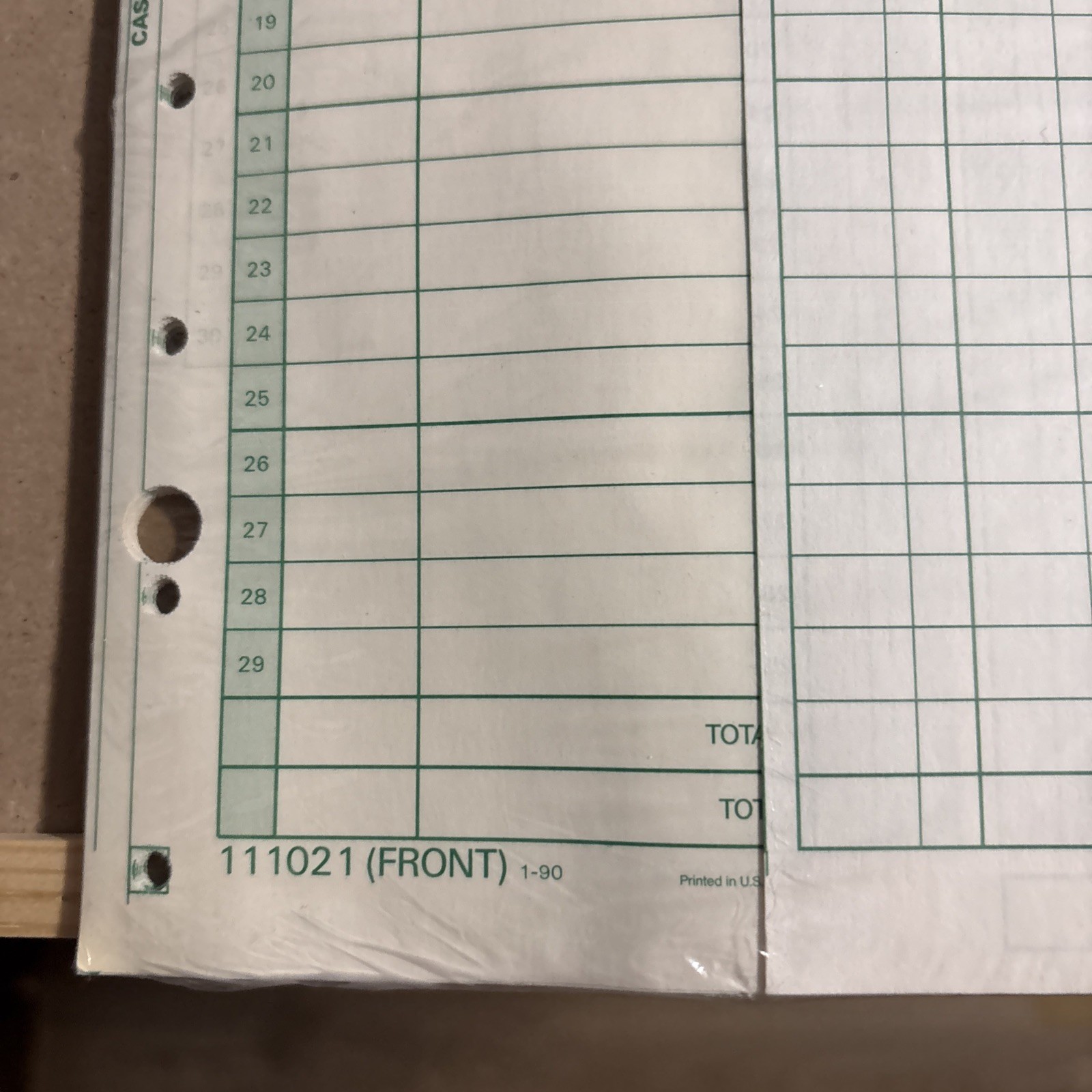 111021 General Expense Journal For One Writes 15 sheets