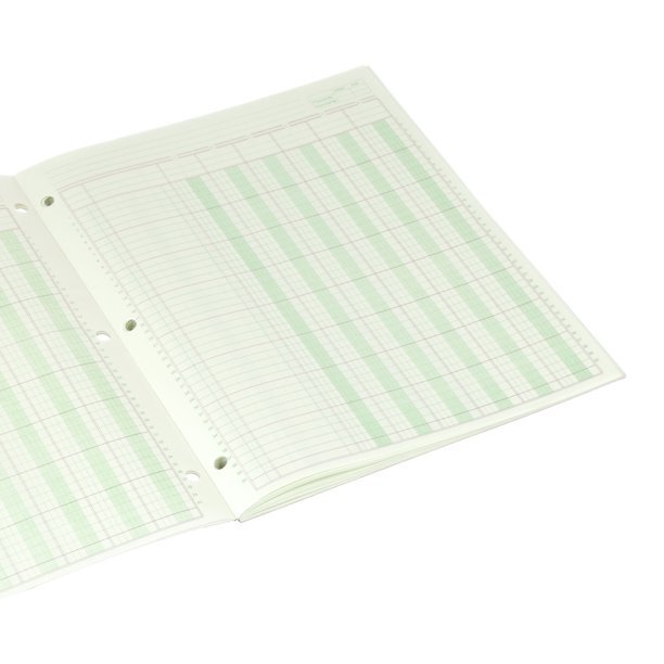 Norcom Columnar Pad, 6 Columns, 11 x 8.5 Inches, 50 Sheets