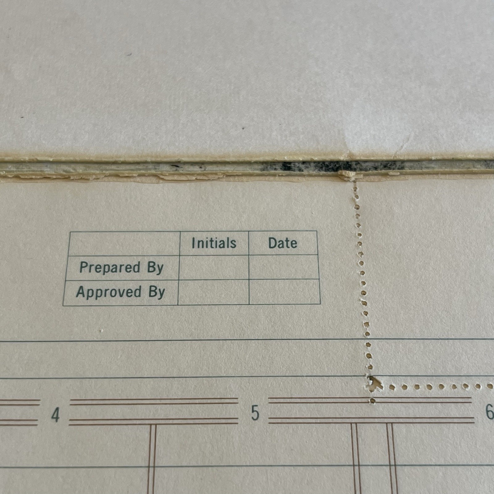 Vtg 1962 Wilson Jones Columnar Pad Write Analysis 13 Columns Green G7613A 11×17″
