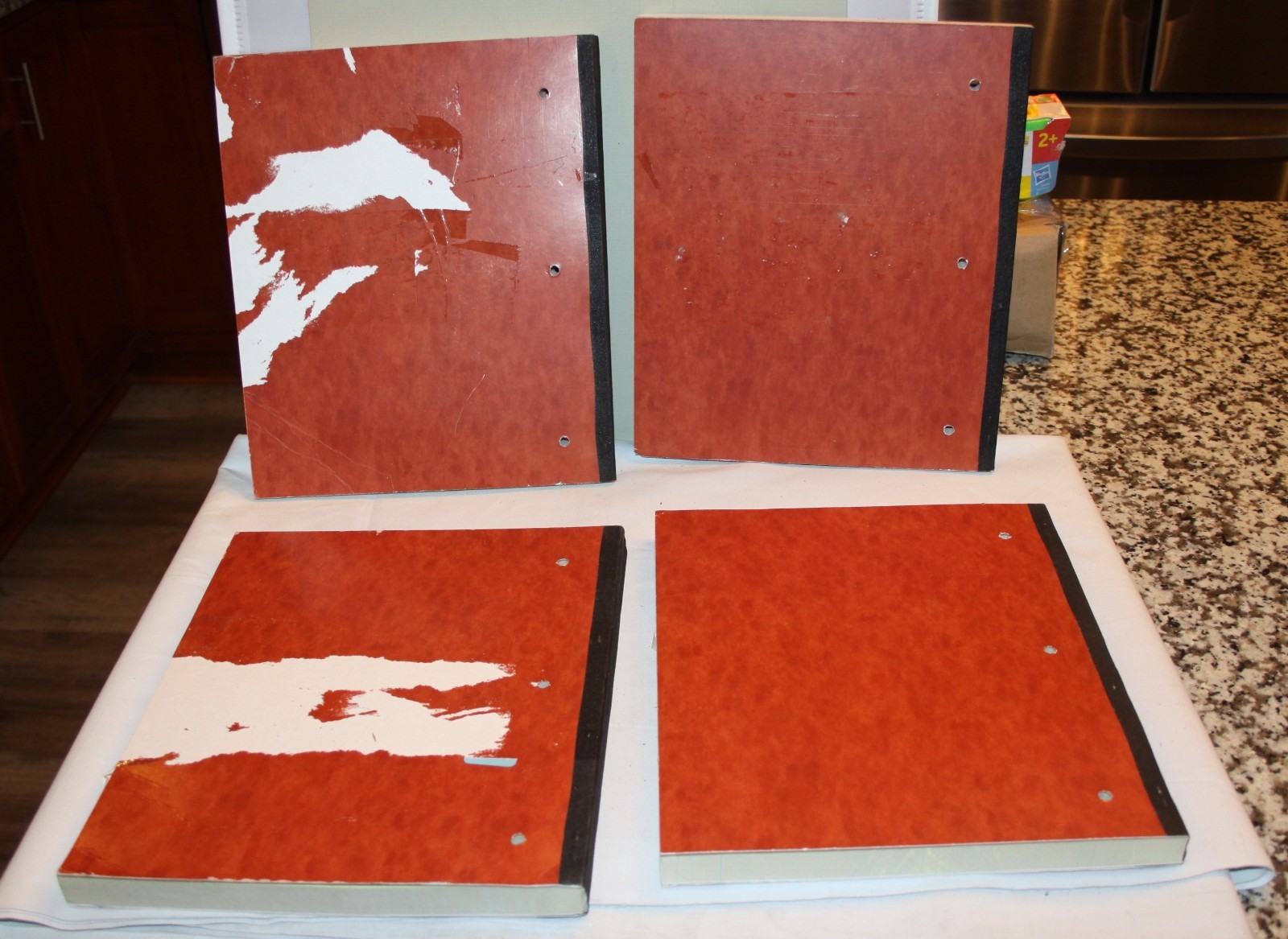 4 National Brand 43-649 Laboratory Notebooks 4 x 4 Quad Ruled, cover damage
