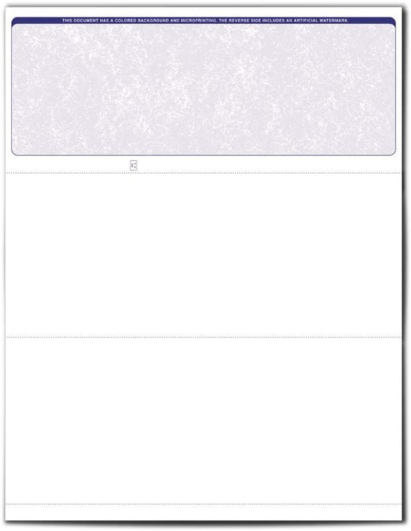 Versacheck Valuechex – 1000 Blank Business Voucher Checks – Blue Classic – 1000