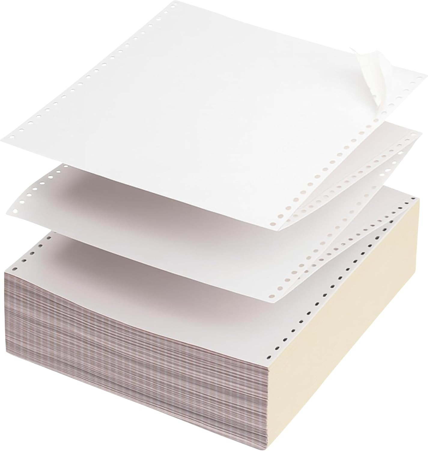 8852800 Carbonless Computer Paper, 9.5 X 5.5, 2-Part White/Canary Continuous For