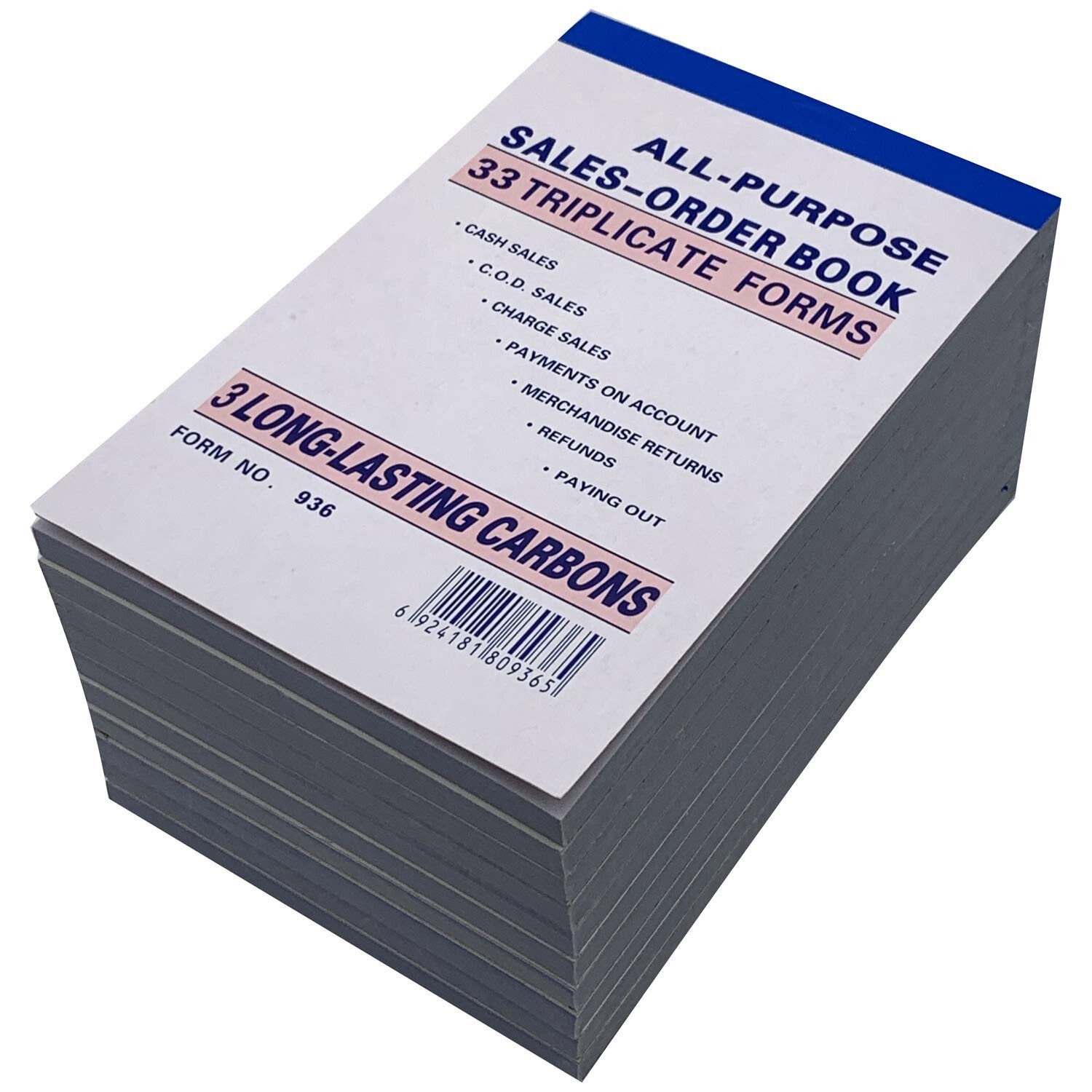 Lot of 10 Sales Order Book 33 Triplicate Forms Carbonless 3 Copy’s