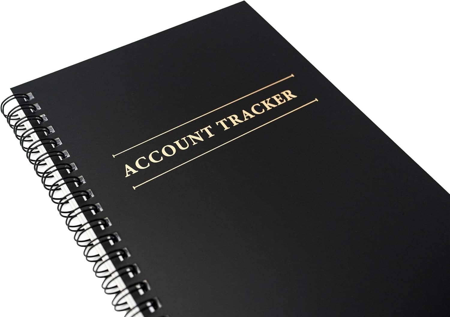 4 Pack Expense Tracker Ledger Book- Finance Black – 4 Pack, – 4