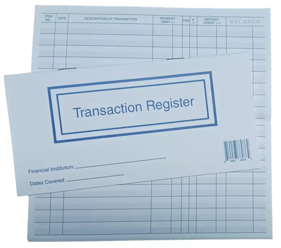 1 – Checkbook Transaction Registers 2023-2025 Calendar Check Book Bank New