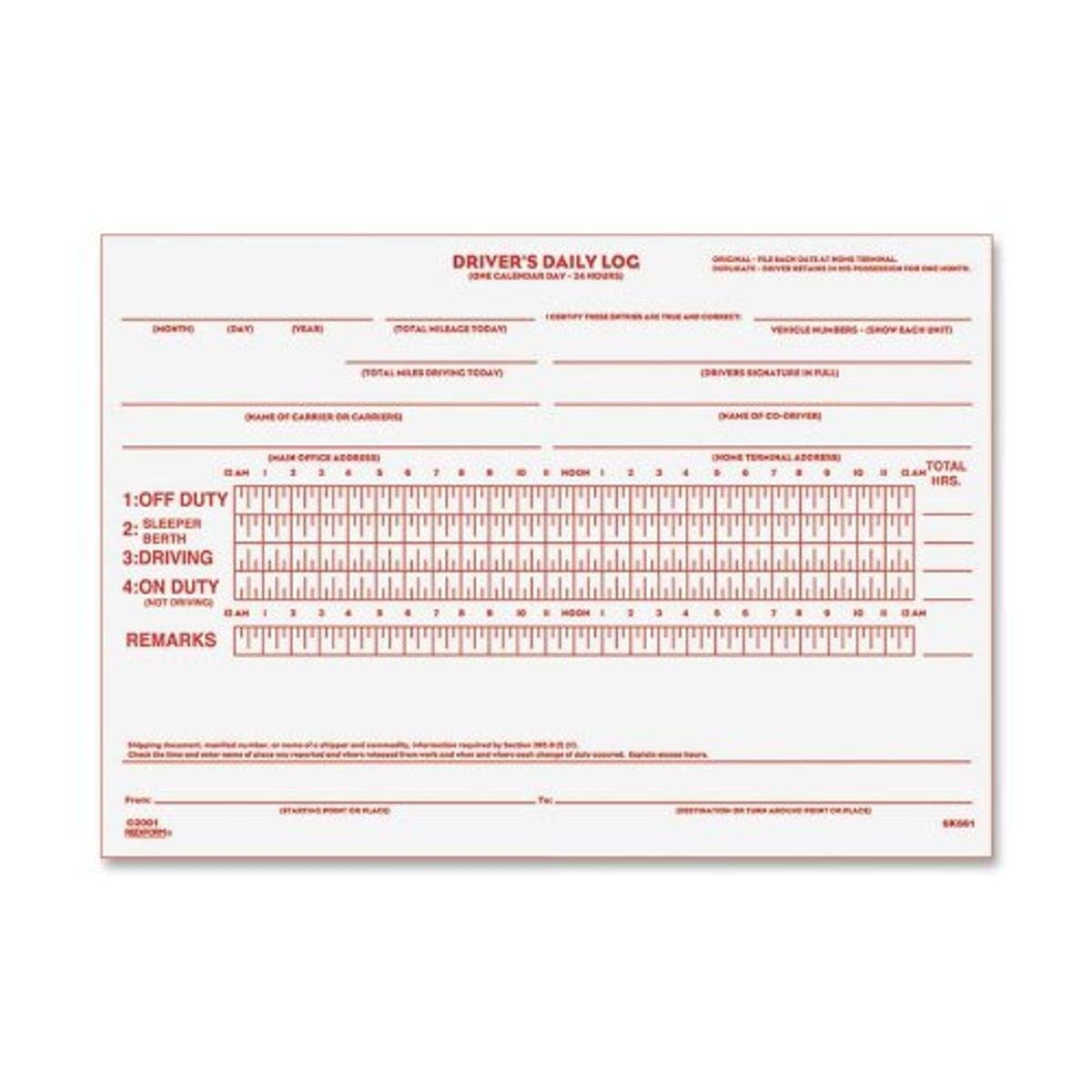 White Yellow Delivery Receipt Book with 31 Duplicates Carbonless Forms