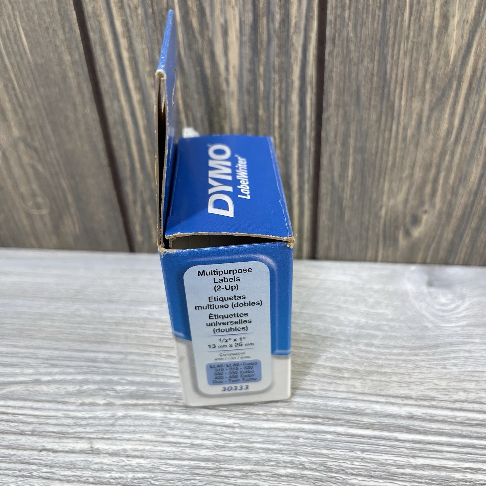 DYMO LabelWriter Multipurpose Labels 1/2 x 1 White 1000 Labels/Roll 30333