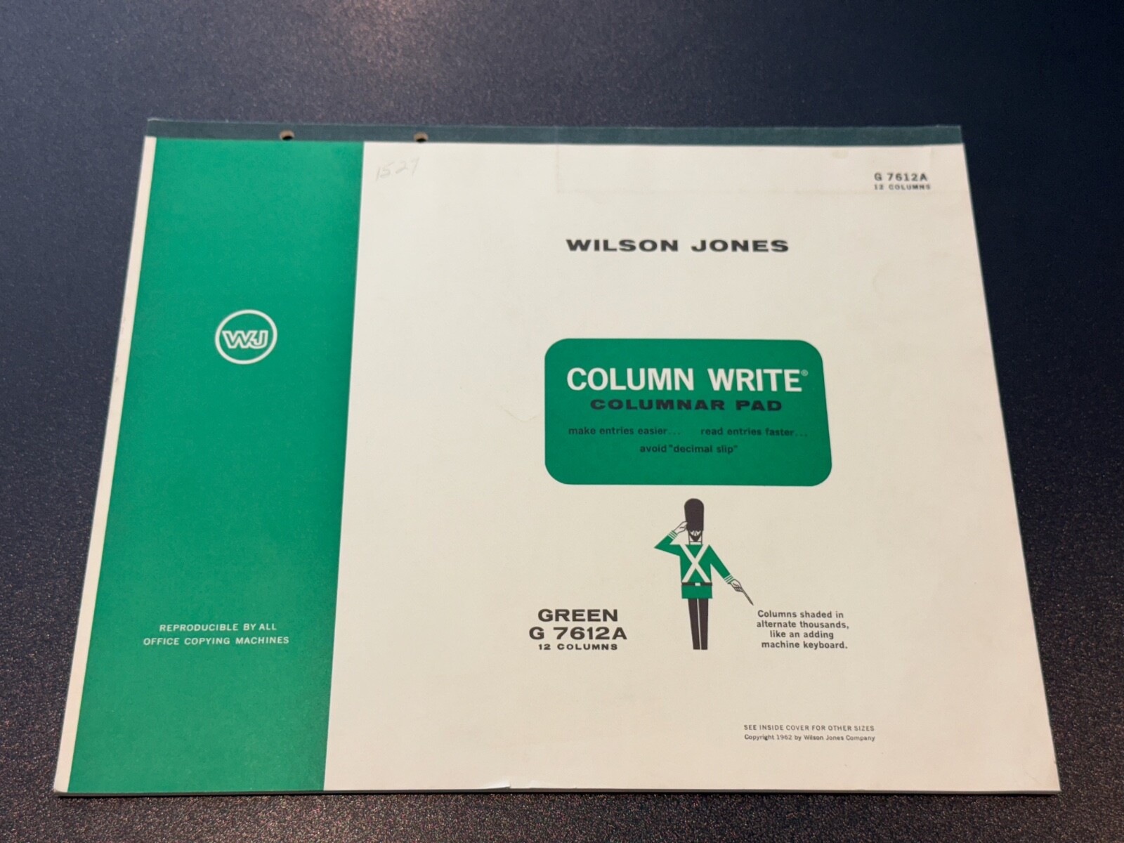 Wilson Jones Column Write Columnar Pad Worksheet, 14″ X 17”, 12 Columns, G7612A