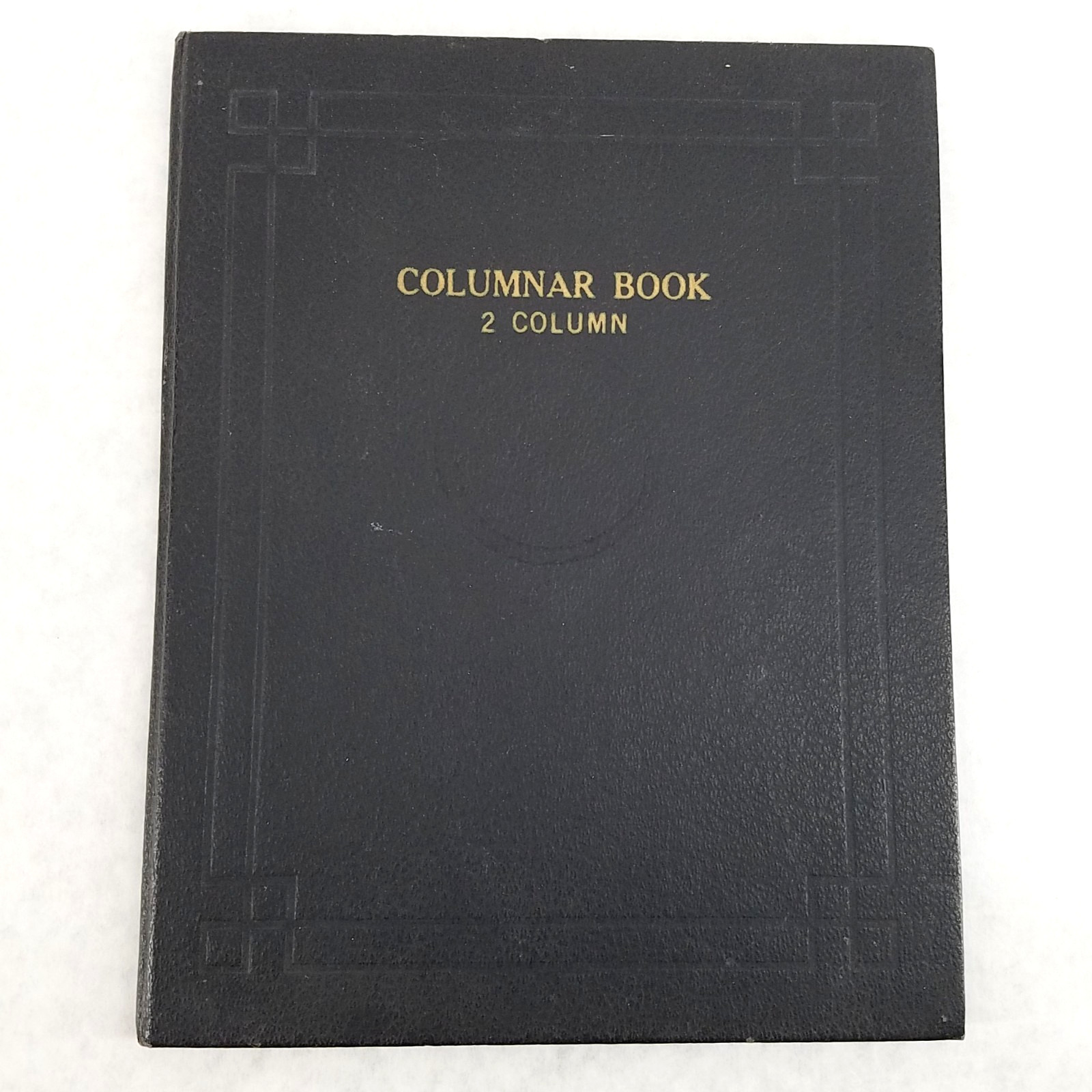 Vintage Hard Bound Columnar Book 2 Column 88 Pages USA Made Bookkeeping 5049-2