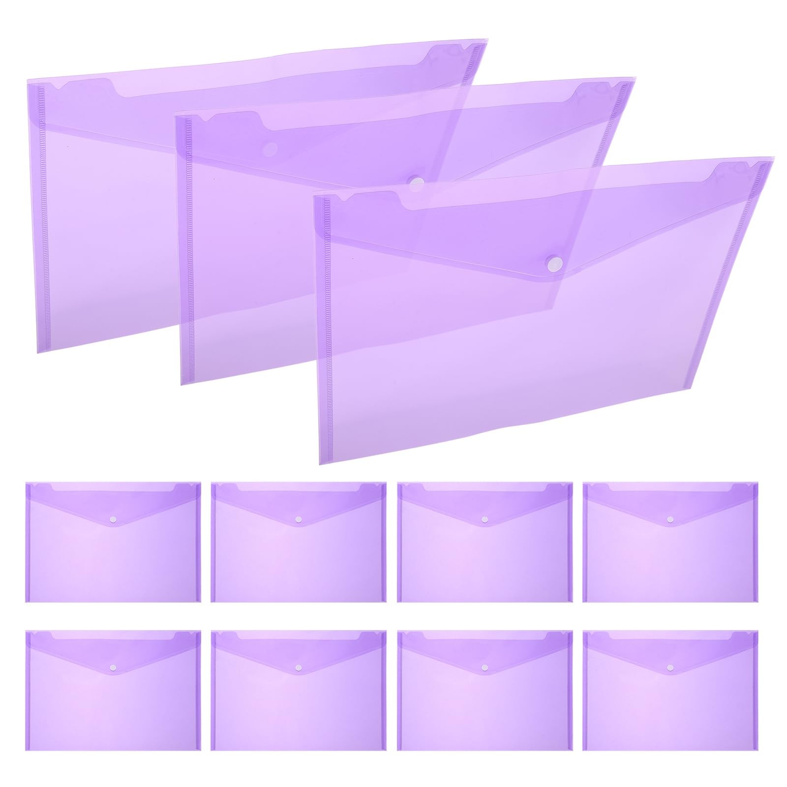 Kisangel Snap Document Bag 12 Pack 12.99X9.05In Envelope File Document…