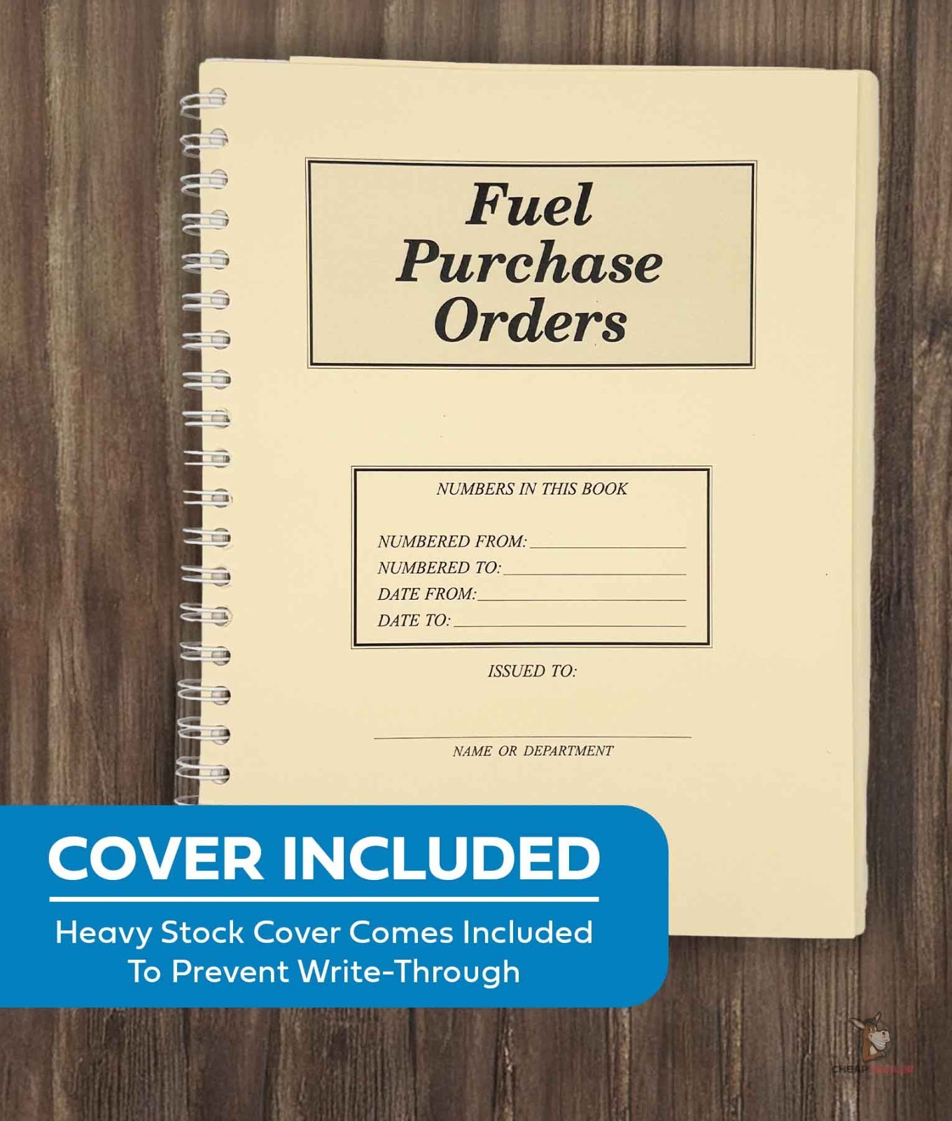 Fuel Purchase Order Book (3-Part Fuel PO Book) (200 POs Per Book)
