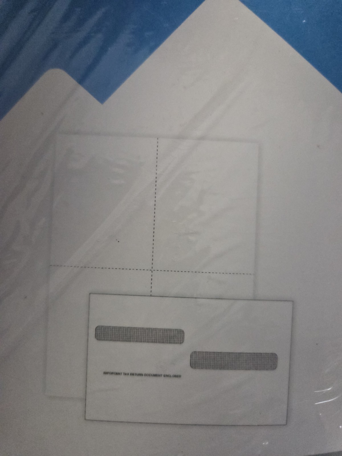 Blue Summit Supplies Blank W-2 4-Up Tax Forms with Envelopes, Model BSS-10553