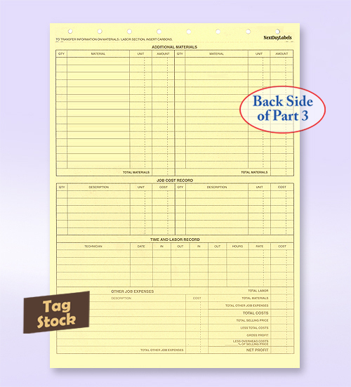 Brand New 3 Part Landscaping Work Order Form/Invoice/Billing Sheets – 100 Sets