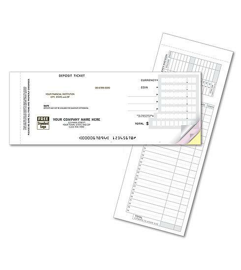 Deposit Tickets Quick Entry / 8 7/8″ x 3 3/8″ / Nebs/Deluxe 100050