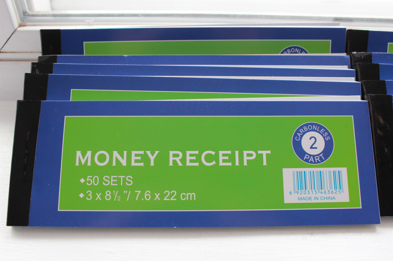 10X Rent receipt Cash Money record book 2 part 50 sets duplicate form Carbonless
