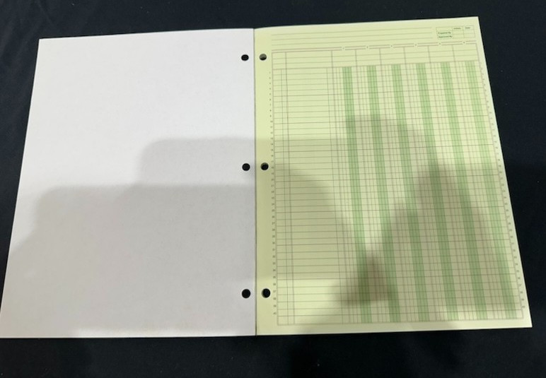 Norcom Columnar Ledger Pad 4 & 6 Columns 8.5″ x 11″ Letter Size – Two Pre-owned