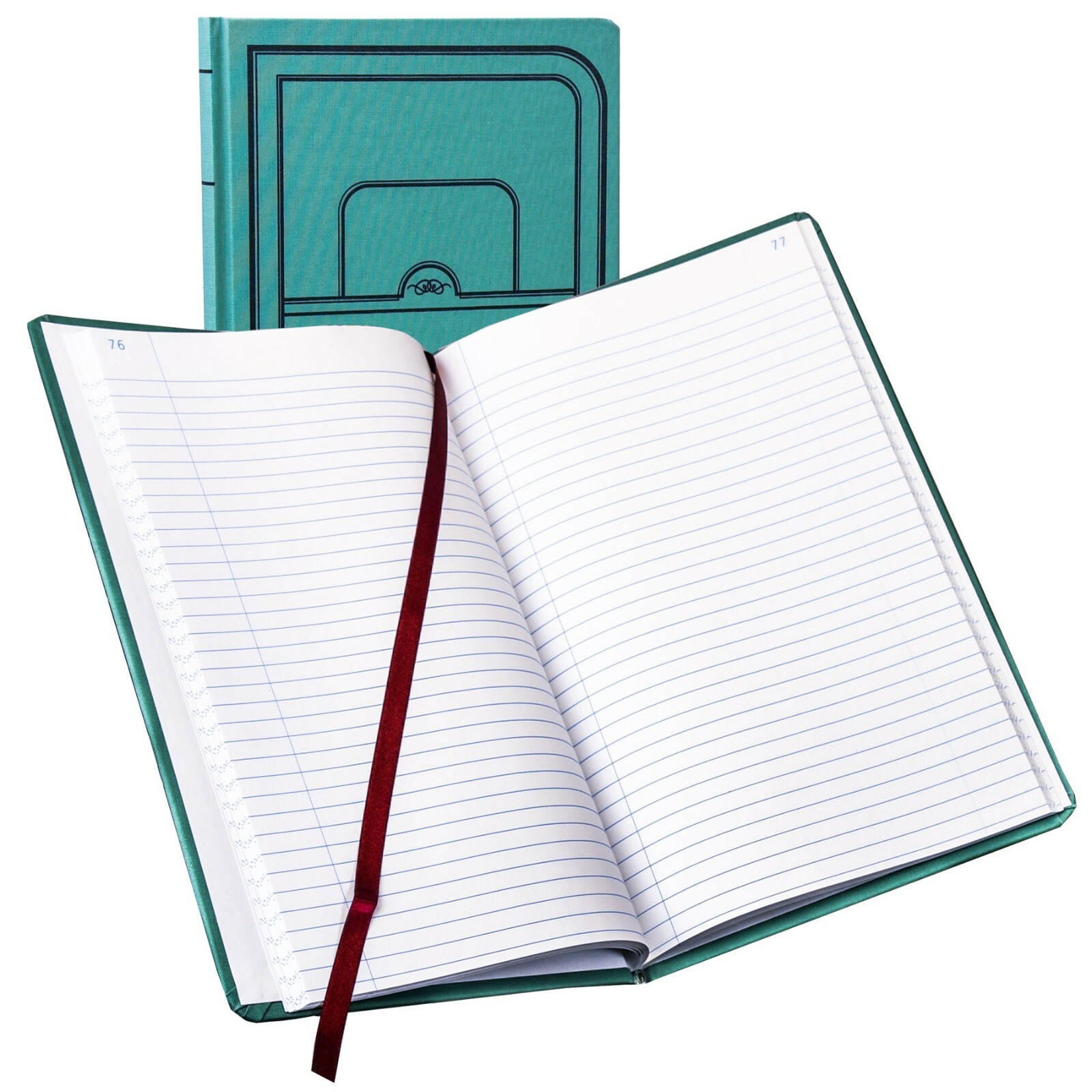 National A66150R Record Book, Canvas Tuff Series, 150 Pages, 12-1/8 x 7-5/8″