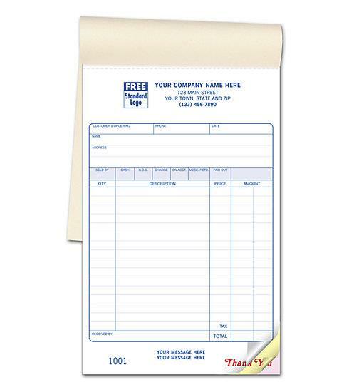 Retail Sales Book / 2 Part Carbonless / 5.5″ x 8.5″ / NEBS Deluxe 55SW