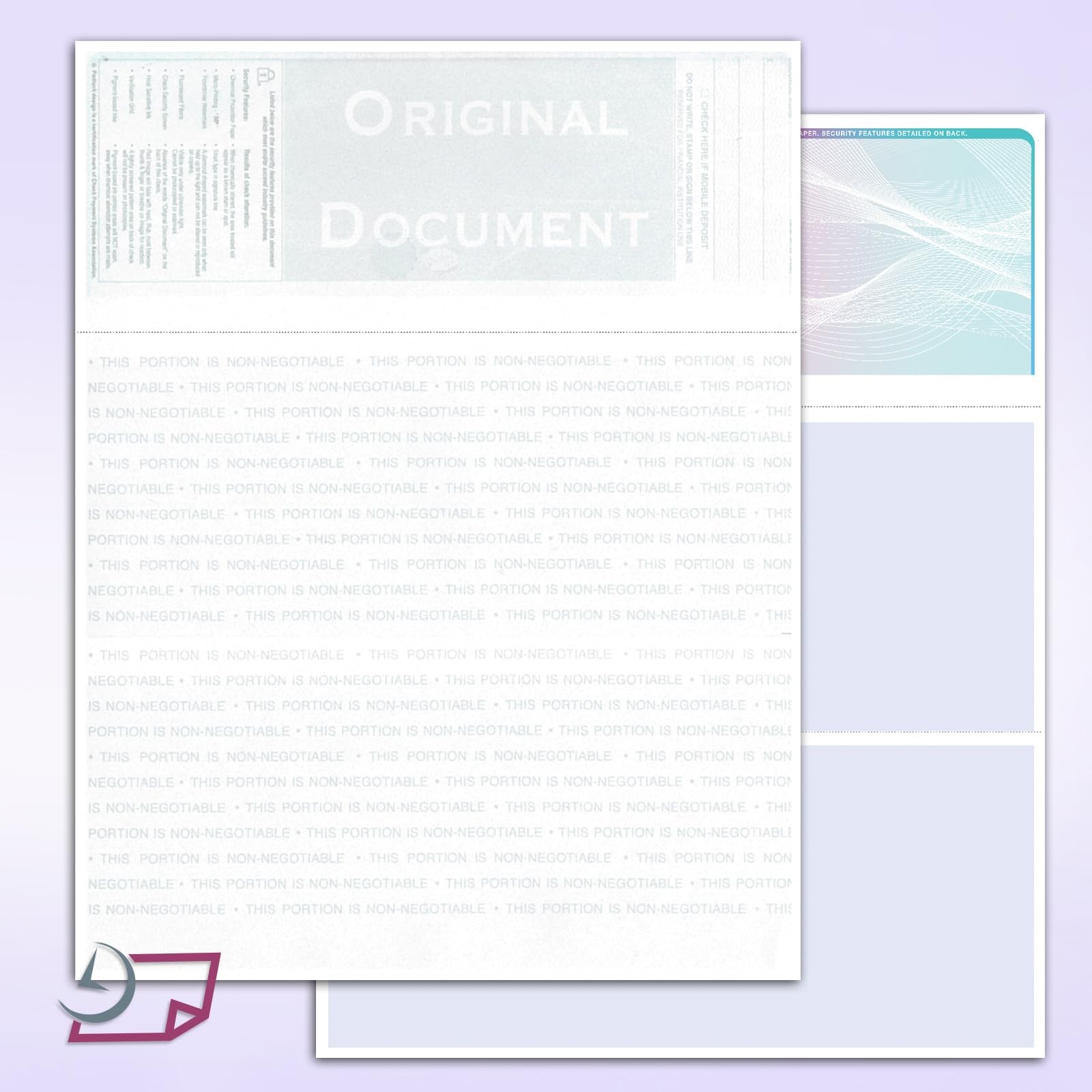 Blank Check Paper – 100 Pack High-Security Laser Checks with Hologram – Top C…