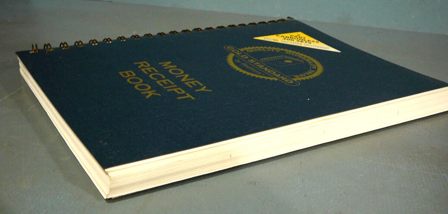 Rediform Gold Standard 2 Part Carbonless Money Receipt Book 300 receipts
