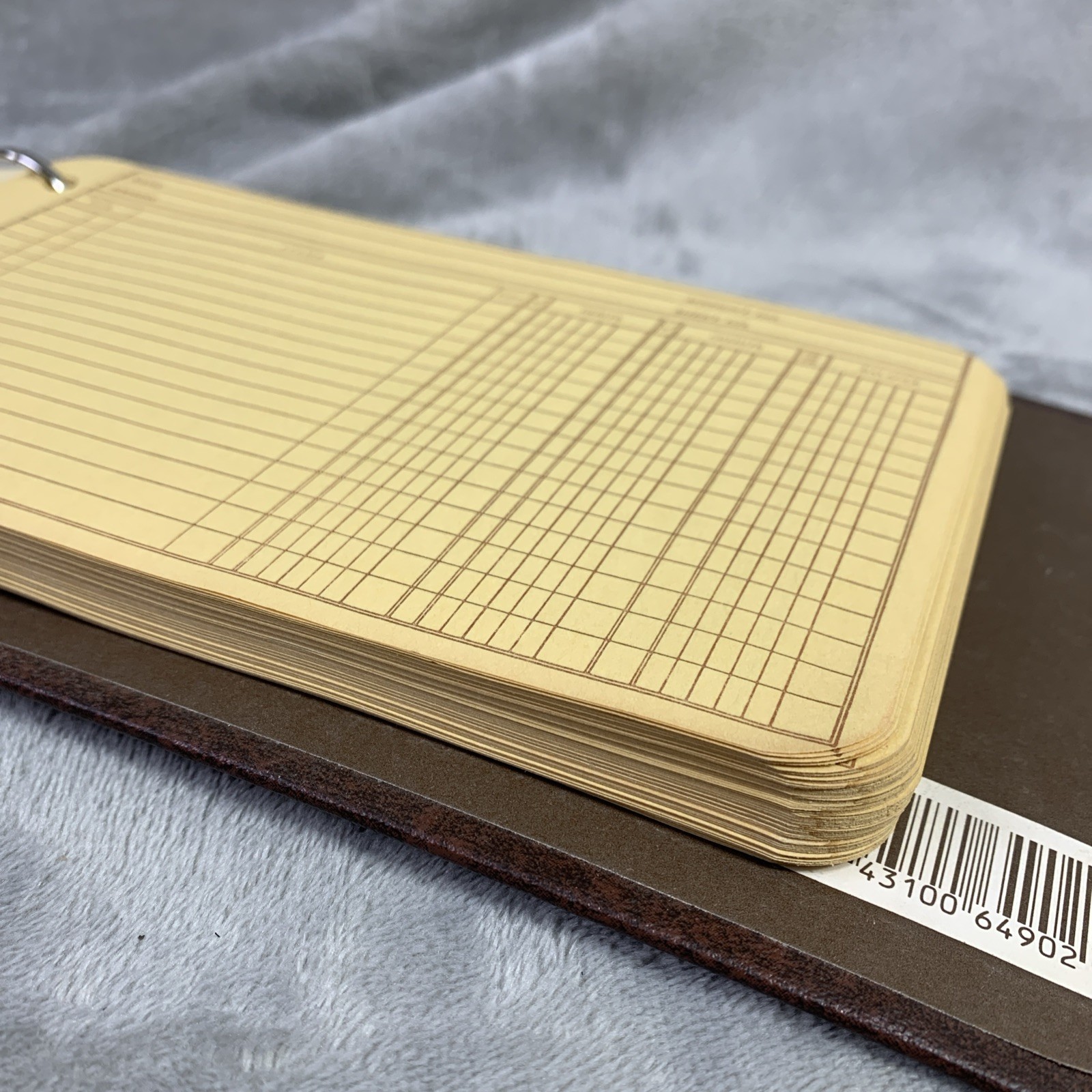 VTG Mead Debit-Credit-Balance Forms Ledger Outfit 26 Dividers A-Z Index Brown