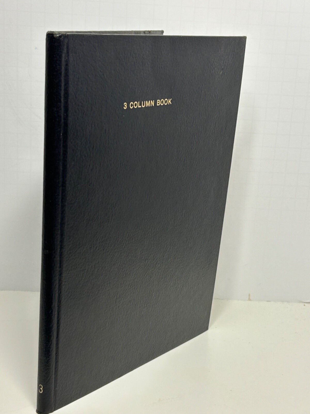 Vintage WILSON JONES Bound 3 Columns Columnar Book 8″ x 10 1/2″ Hard Cover