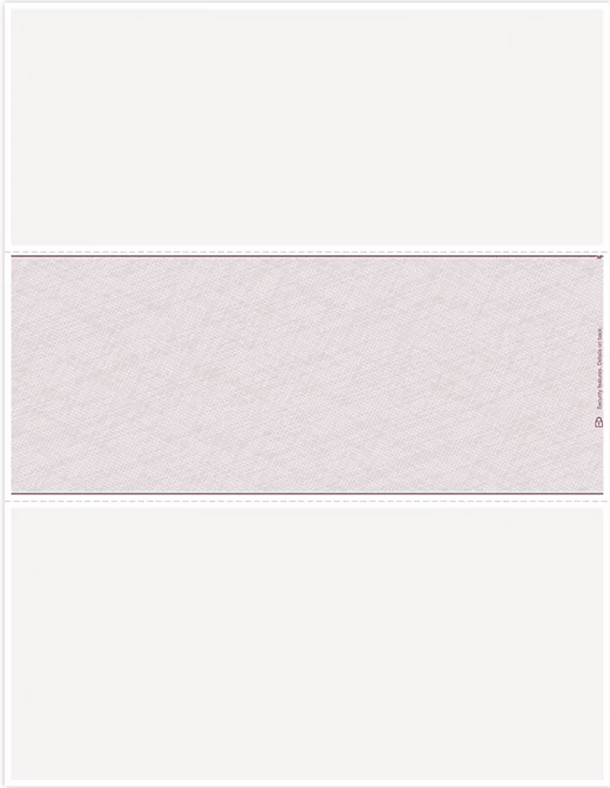 DLM832 Blank Laser Check Middle Format – 500 checks