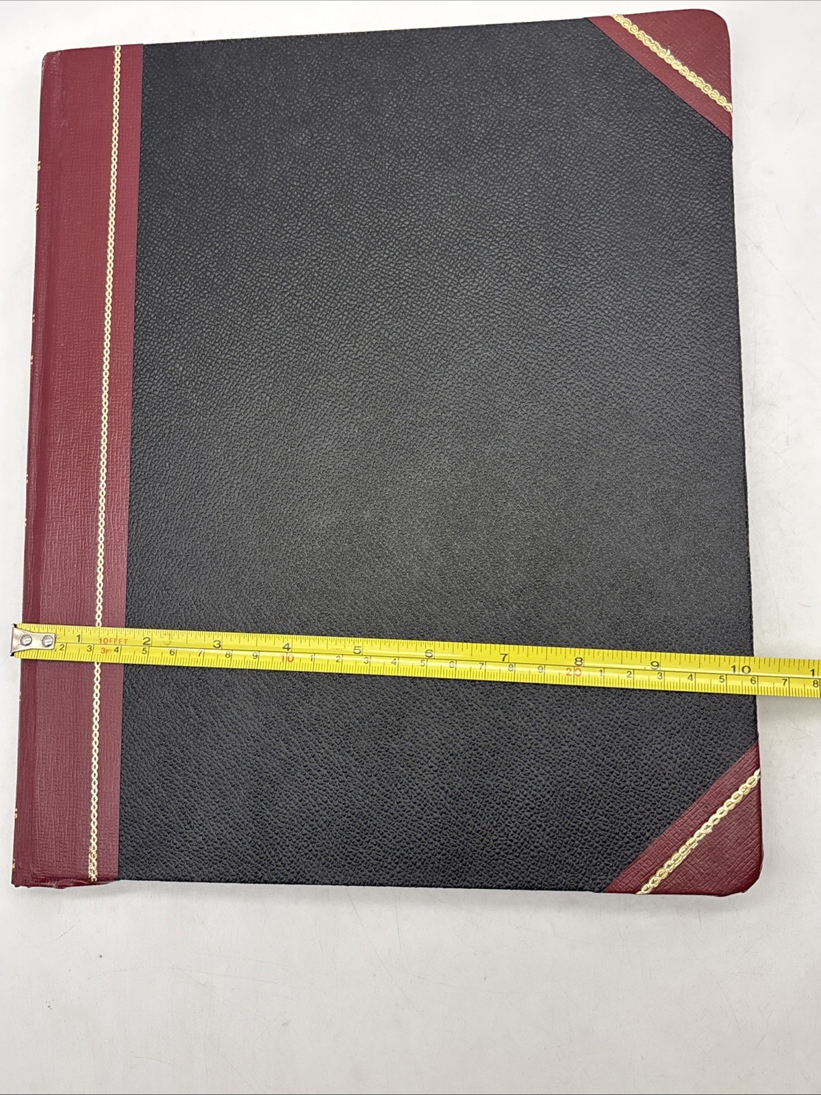 VTG Boorum Columnar Accounting Book 12 Column Black Cover 80 Pages 1602 1/2