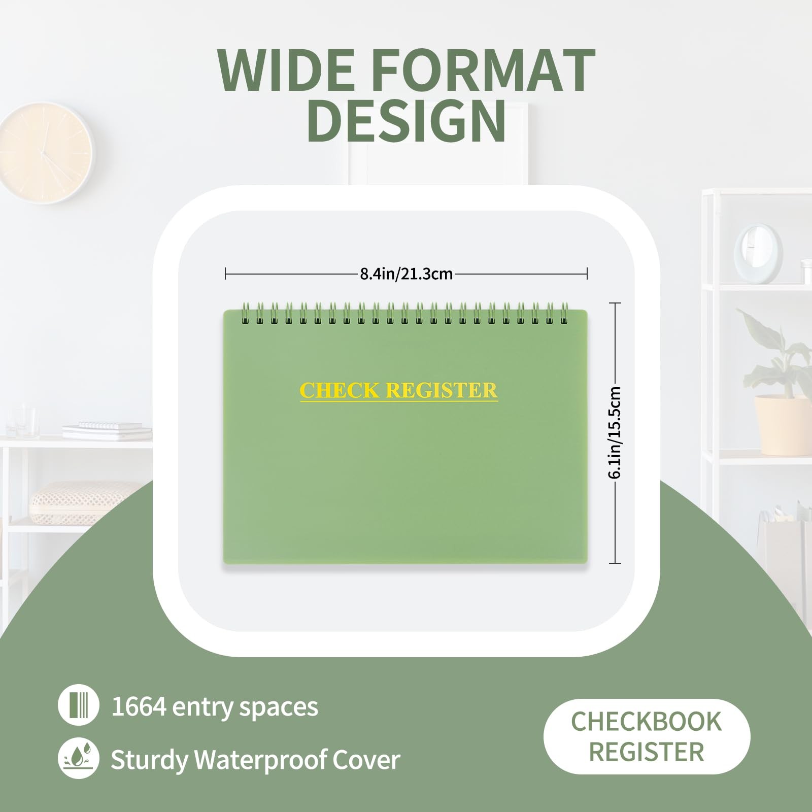 Checkbook Register, Check Registers for Personal Checkbook, Financial Ledger,…