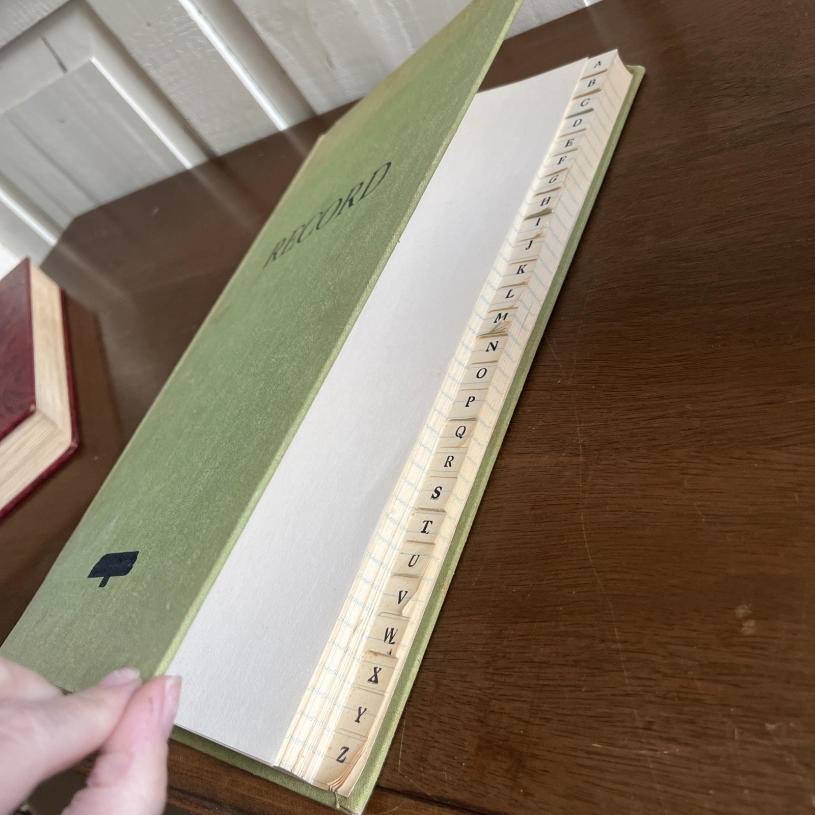 Vintage Record Book Account Ledger, Blank Lined, 160 Pages, 2176 Bookkeeping Set