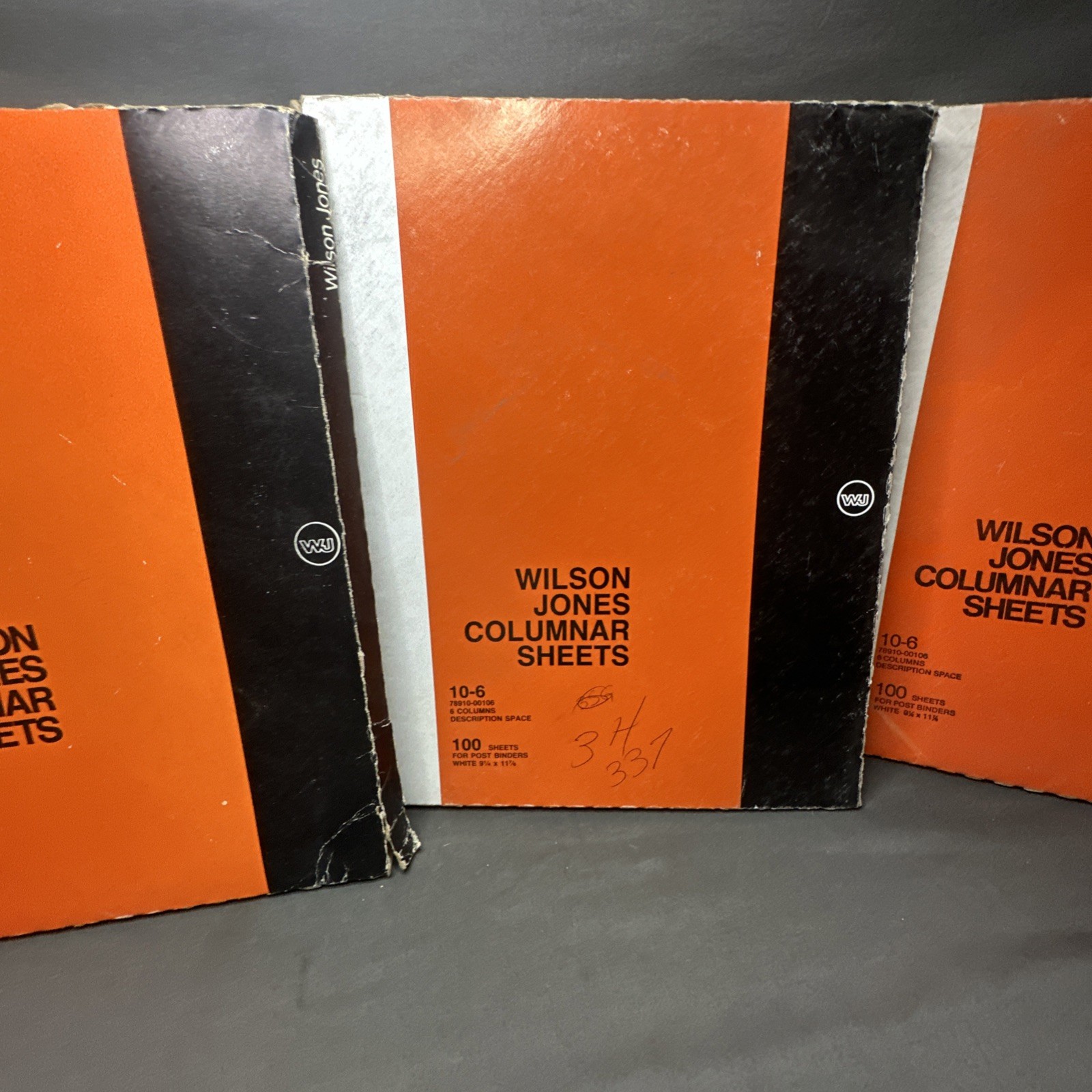 4-Wilson Jones Columnar Sheets 10-6white 6 Column 100ct Vintage