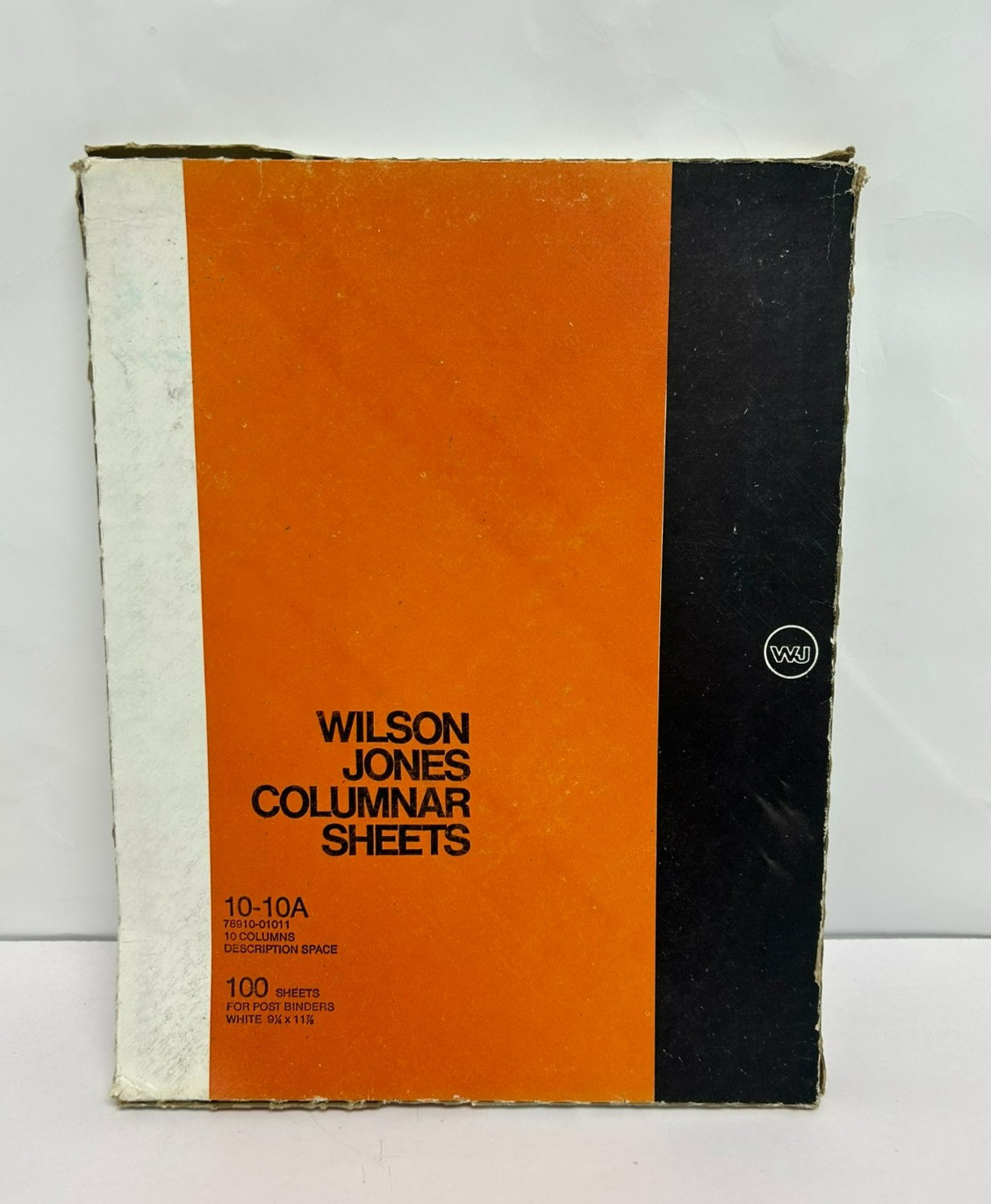 Wilson Jones 10-10A Columnar 100 Sheets 9-1/4 x 11-7/8 Post Binder Vintage Boxed