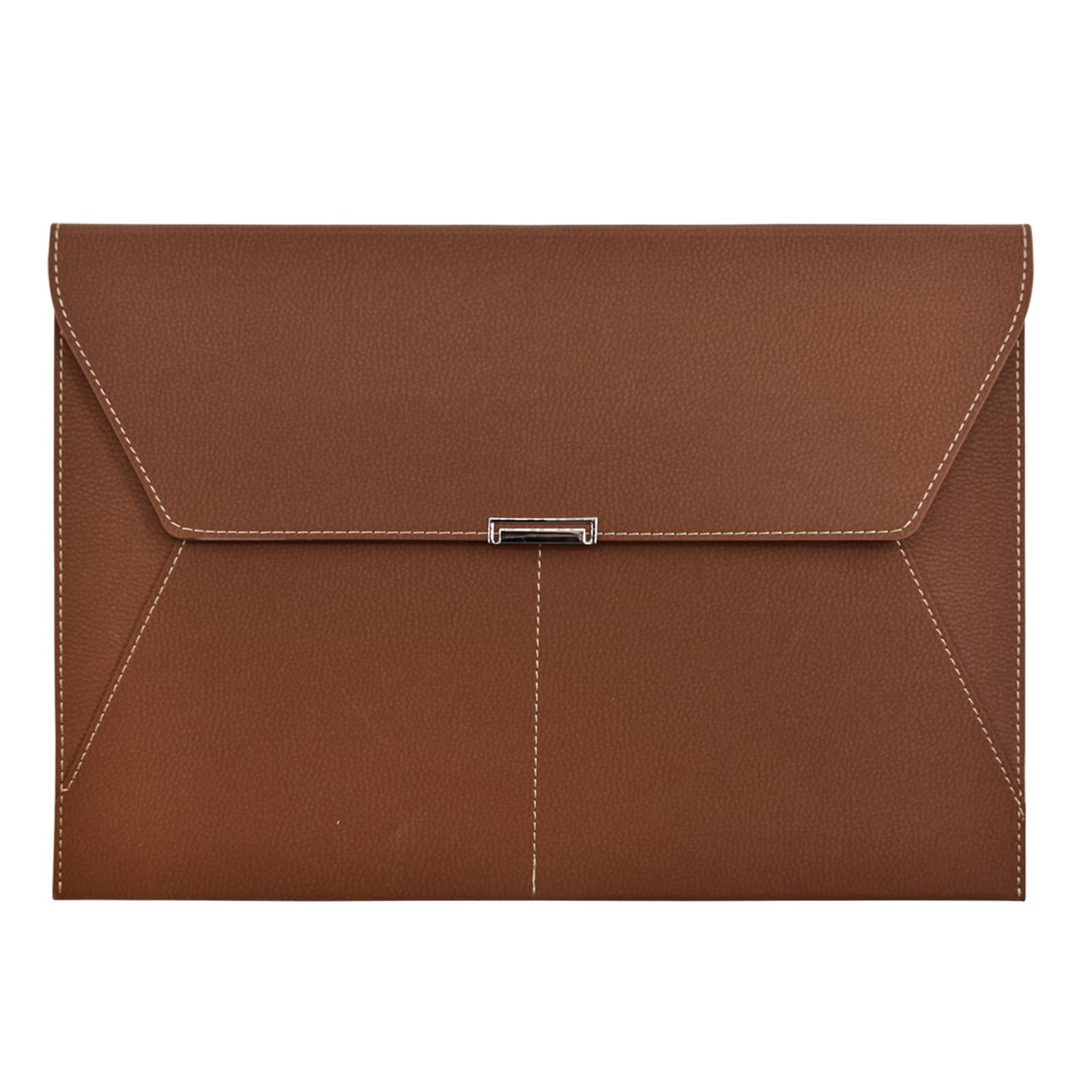 VANRA File Folder Document Holder Organizer Waterproof 13×9.33 inch, Brown