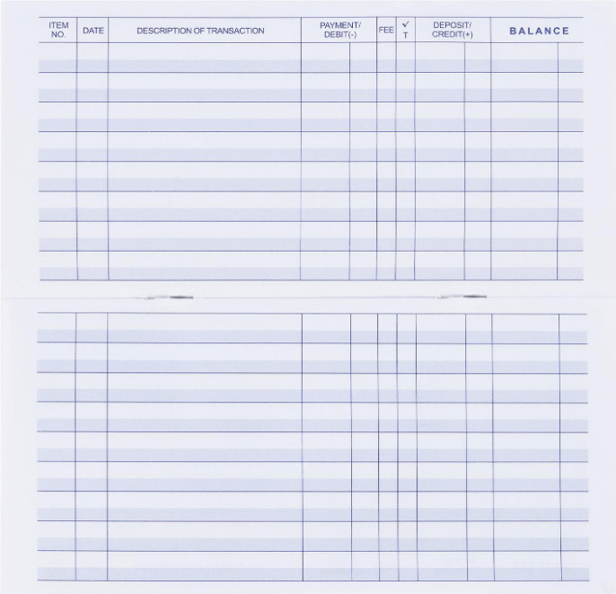 20 Pack Checkbook Register Ledger Book Personal Business Banking Tracker