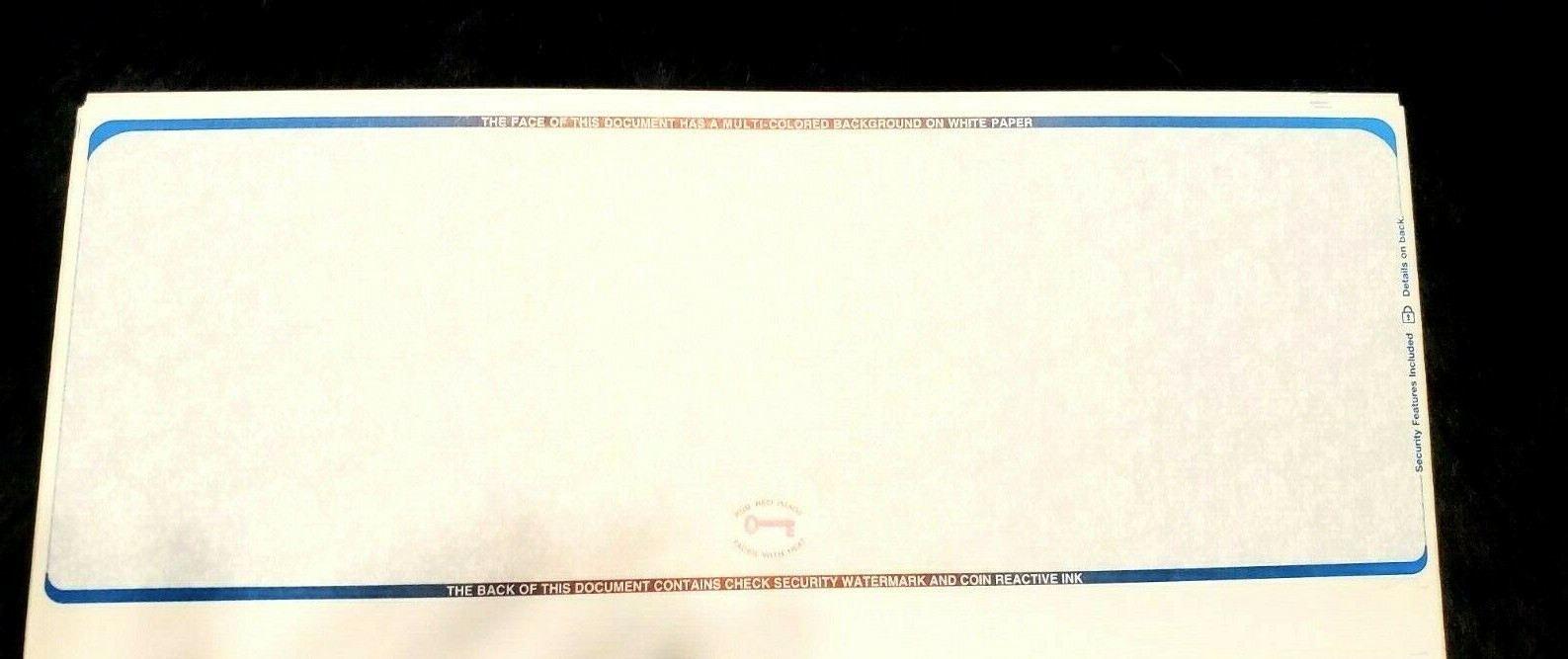 Versa Check Refills Classic Business Style 250 Blank Check / 3 Part page 1 Pack