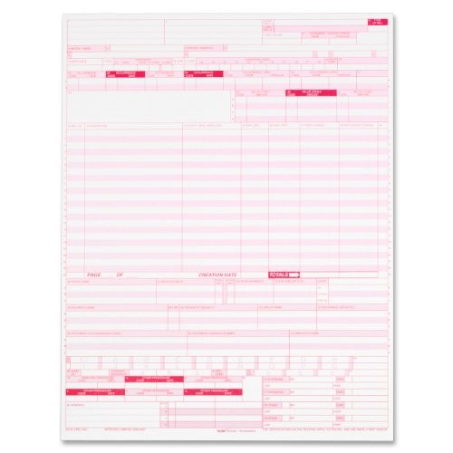 Cardinal Brands 59870R UB04 Hospital Claim Form 2500 Sheets 8.5×11