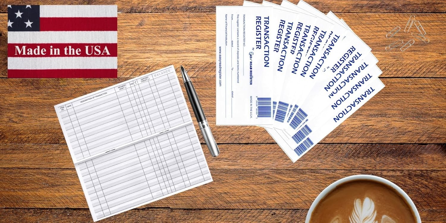 12 Checkbook Transaction Registers 2025-2026-2027 Calendars Check Book Bank …