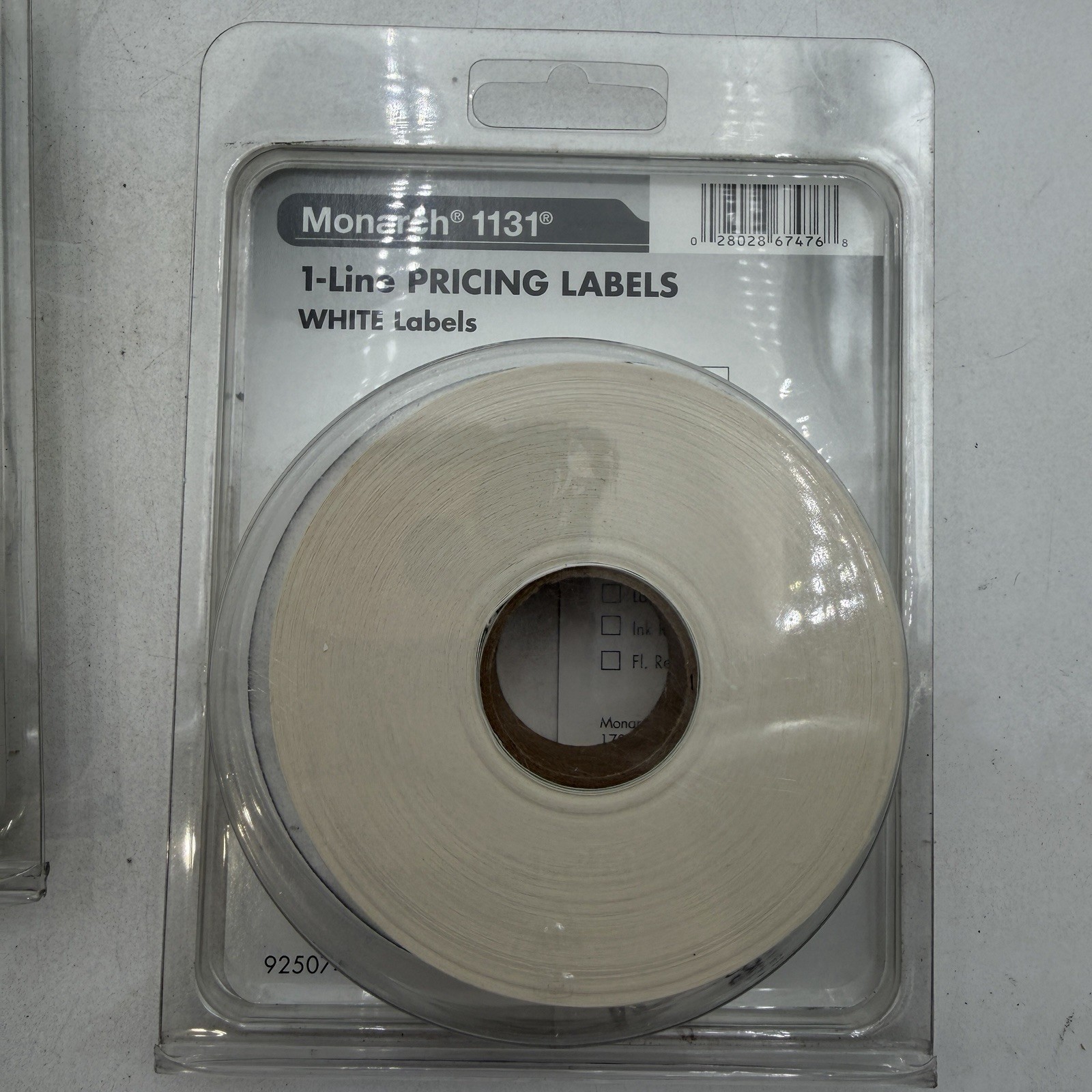 3 pack Monarch 1131 Pricing Labels 925074 1 Line White 2500 Roll