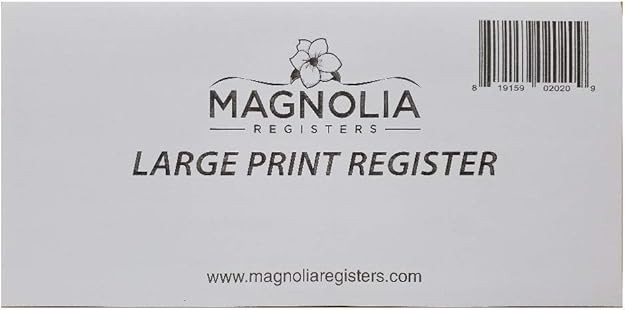 10 Pack Large Print Low Vision Checkbook Registers, 3″ X 6″, Check Registers